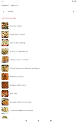 Easy Recipes android App screenshot 0