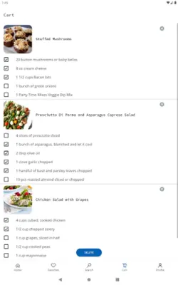 Easy Recipes android App screenshot 1