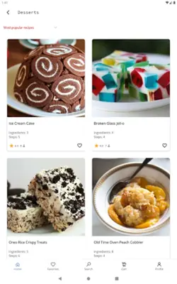 Easy Recipes android App screenshot 4