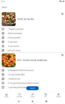 Easy Recipes android App screenshot 7